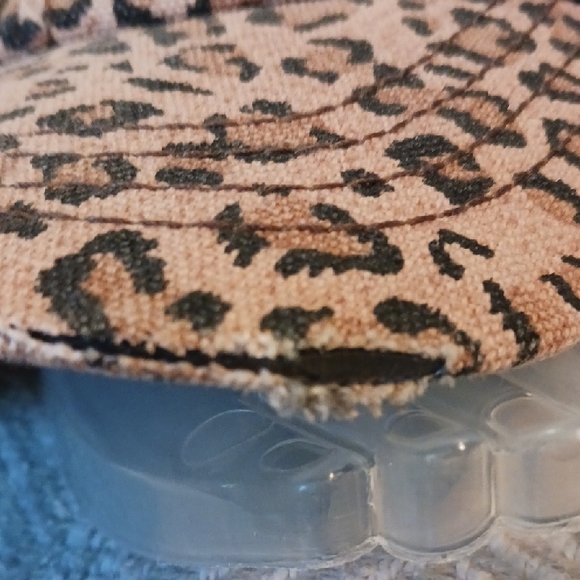 Glamorous Rhinestone Leopard Print Hat - Picture 10 of 12